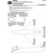 1:48 A-4B/C Skyhawk grey+white CAMOUFLAGE kabuki masks /HOB