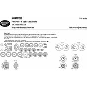 1:48 Polikarpov I-16 Type 5 kabuki masks /ZVD