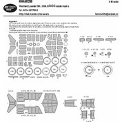 1:48 Westland Lysander Mk.I & Mk.III BASIC kabuki masks /AFX