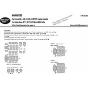 1:48 Hurricane Mk.I, Mk.IC, Mk.IID EXPERT kabuki masks /HBB