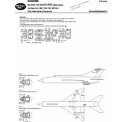 1:72 MiG-21 BIS / MF / MFN ADVANCED kabukli masks /EDU