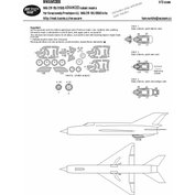 1:72 MiG-21F-13(/S106) ADVANCED kabuki masks /KVP