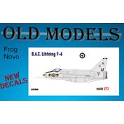 Old models 1:72 B.A.C. Lighting F-6