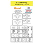 1:32 P-51D Mustang mask (for Tamiya 60322)