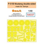 1:48 P-51B Mustang double-sided mask (for Tamiya)