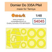 1:48 Dornier Do 335A Pfeil mask (for Tamiya)