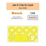 1:48 Jak-9 (Yak-9) mask (for ICM)