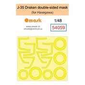 1:48 J-35 Draken double-sided mask (for Hasegawa)