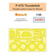 1:48 P-47D Thunderbolt double-sided mask (for Miniart)