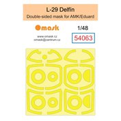 1:48 L-29 Delfín double-sided mask (for AMK / Eduard)
