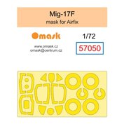 1:72 Mig-17F mask (for Airfix)