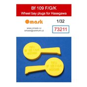 1:32 Bf 109 F/G/K wheel bay plugs (for Hasegawa / Hobby 2000)