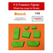 1:48 F-5 Freedom Fighter wheel bay plugs (for Kinetic)