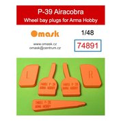 1:48 P-39 Airacobra wheelbay plugs (for Arma Hobby)