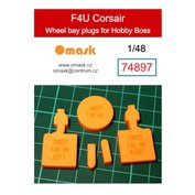 1:48 F4U Corsair wheel bay plugs (for Hobby Boss)