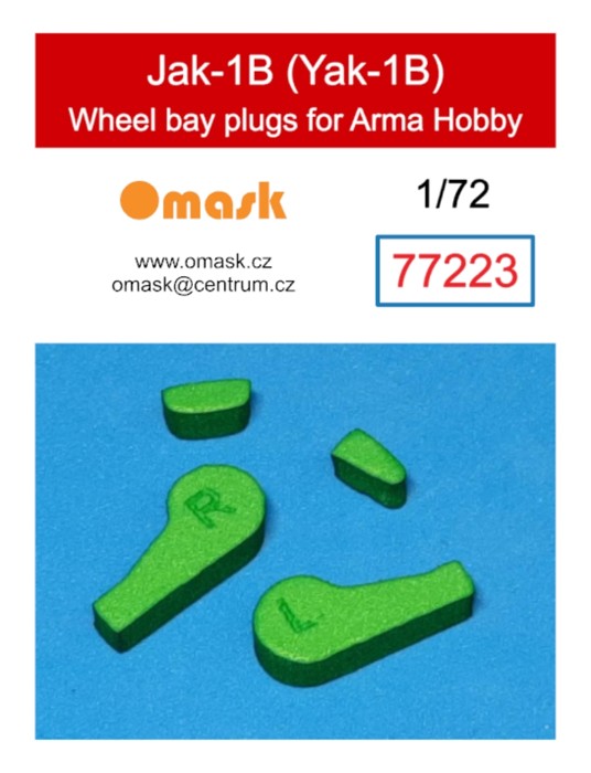 1:72 Jak-1B (Yak-1B) wheel bay plugs (for Arma Hobby) | Artur model ...