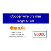 Copper wire 0,9 mm (délka 50 cm) - Měděný drát