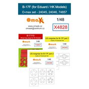 1:48 B-17F O-max set /EDU, HK Models