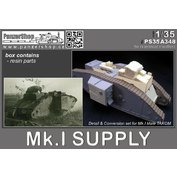 1:35 Mark I Supply (konverze pro Mk.I Male Takom)