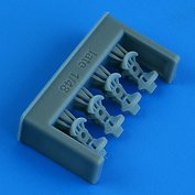 1:48 German Luftwaffe WWII pedals - late v.