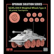 1:35 Sd.Kfz.234/4 Printed wheels Type A (8 pcs)