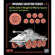 1:35 Sd.Kfz.234/4 - 3D Printed Wheels Type B (8 pcs)