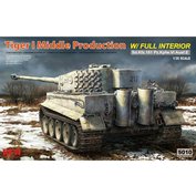 Rye-Field models 1:35 Tiger I Middle Production w/full interior