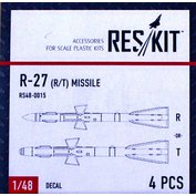 1:48 R-27 R/T Soviet Missile (4 pcs.)