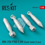 1:48 RBK-250 PTAB-2,5M Cluster bomb (4 pcs.)