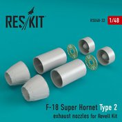 1:48 F-18 Super Hornet Type 2 exh.nozzles /REV