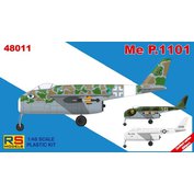 RS models 1:48 Me P.1101 (2x Luftwaffe + USA)