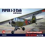 Sabre Kits 1:48 Piper J-3 Cub in US Service