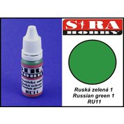 Sira Hobby Ruská zelená 1 (Russian green 1) 12ml