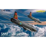 Tarangus 1:48 Saab J32B Lansen Swedish Air Force Fighter