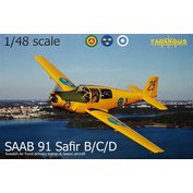 Tarangus 1:48 Saab 91 B/C/D Safir (Sweden,Finland,Ethiopia)