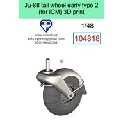 1:48 Ju 88 tail wheel early type 2 3D (For ICM)