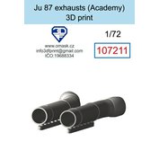 1:72 Ju 87 exhaust (Academy)
