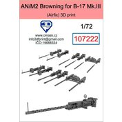 1:72 AN/M2 Browning for B-17 Mk.III 3D print