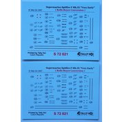 1:72 Supermarine Spitfire FMk.IX Stencils (2 pcs.)