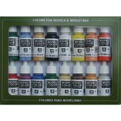 Vallejo 70140 Basic Colors USA (16 barev)