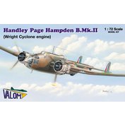 Valom 1:72 Handley Page Hampden B.Mk.II (Wright Cyclone engine)