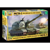Zvezda 1:35 MSTA-S is Soviet/Russian self-propelled 152mm artillery gun
