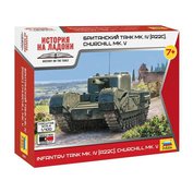 Zvezda 1:100 Churchill Mk.V