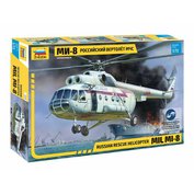 Zvezda 1:72 MIL Mi-8 Russian Rescue Helicopter